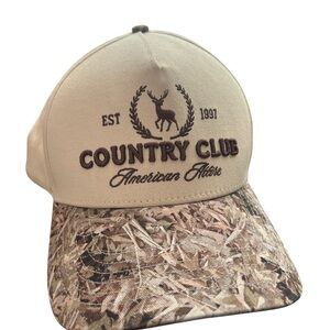 Citrusy Country Club Countryside Collection SnapBack Camo Hat One Size Fits All